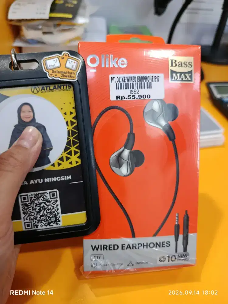 PT OLIKE WIRED EARPHONE E17 | ATLANTIS DAHSYAT