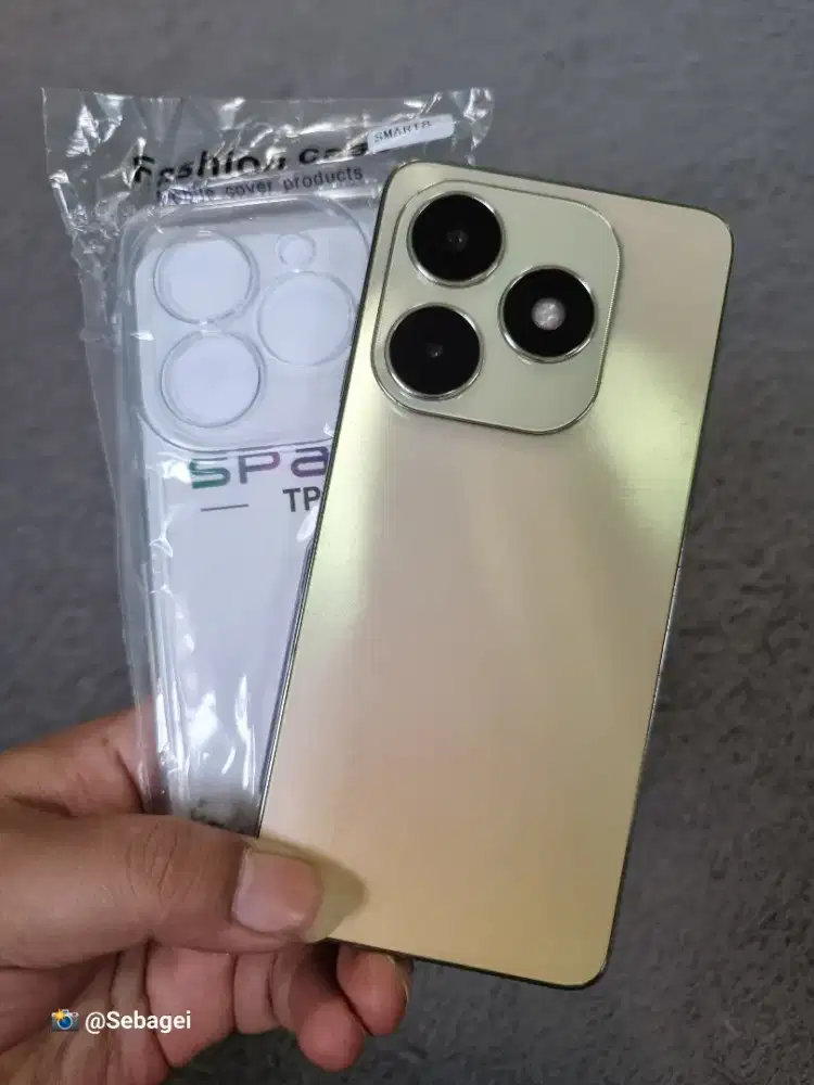Tecno Spark 20 NFC 16GB 8+8/128GB Murah, Siap Pakai (Lokasi Cicaheum)
