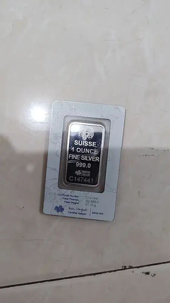 Perak batangan pamp suisse 1oz