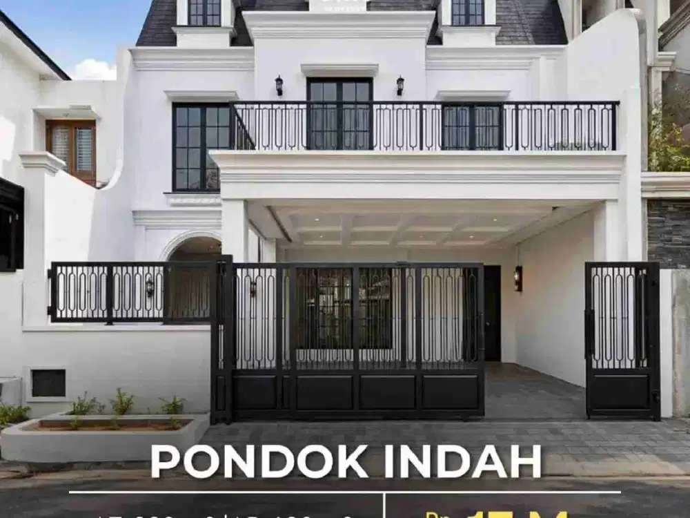 Pondok Indah Brand New House Modern Classic Design Dalam Komplek