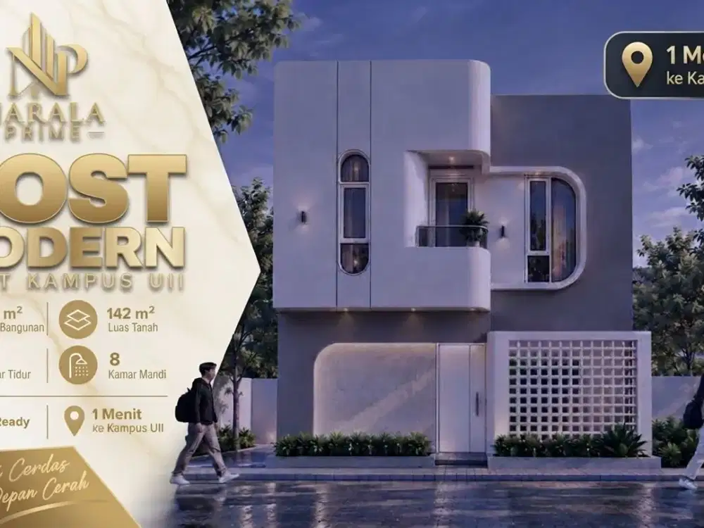 Rumah Kost 2 Lantai SHM Dijual Cepat Dekat Kampus UII Yogyakarta Akses Jl Kaliurang
