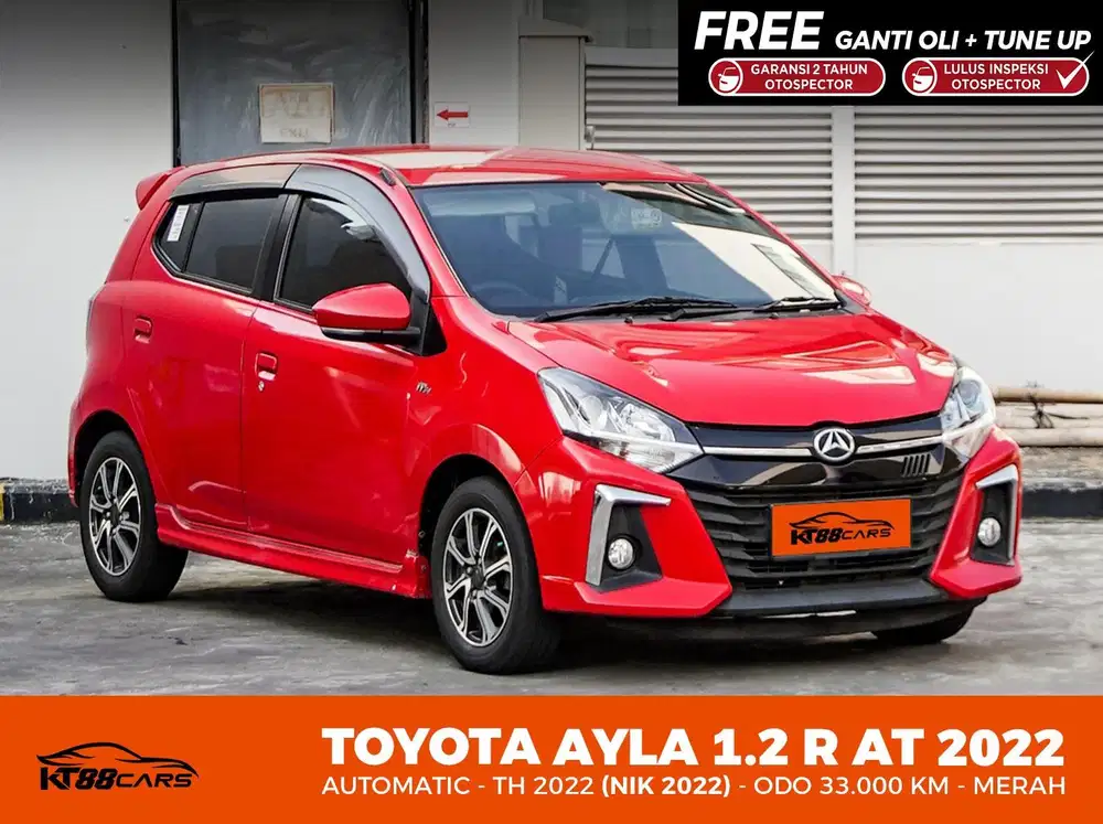 KM LOWW ROCOD Daihatsu Ayla R 1.2 AT THN 2022