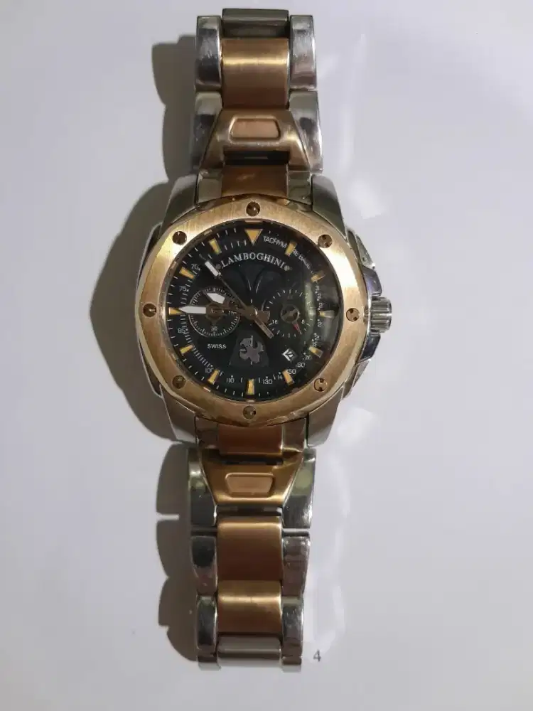 Jam tangan lamboghini stainless steel