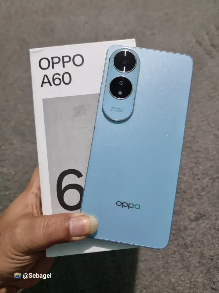 Oppo A60 NFC Ram 16GB 8+8/256GB Murah, Siap Pakai (Lokasi Cicaheum)