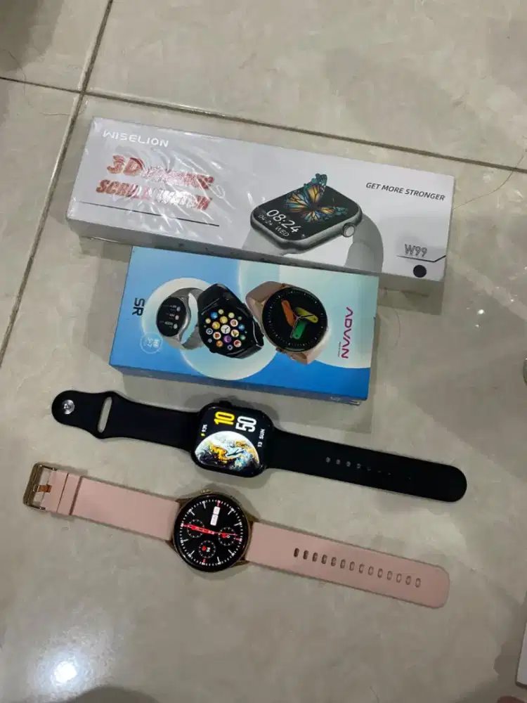 Dijual jam tangan pintar smartwatch no minus dan fullset