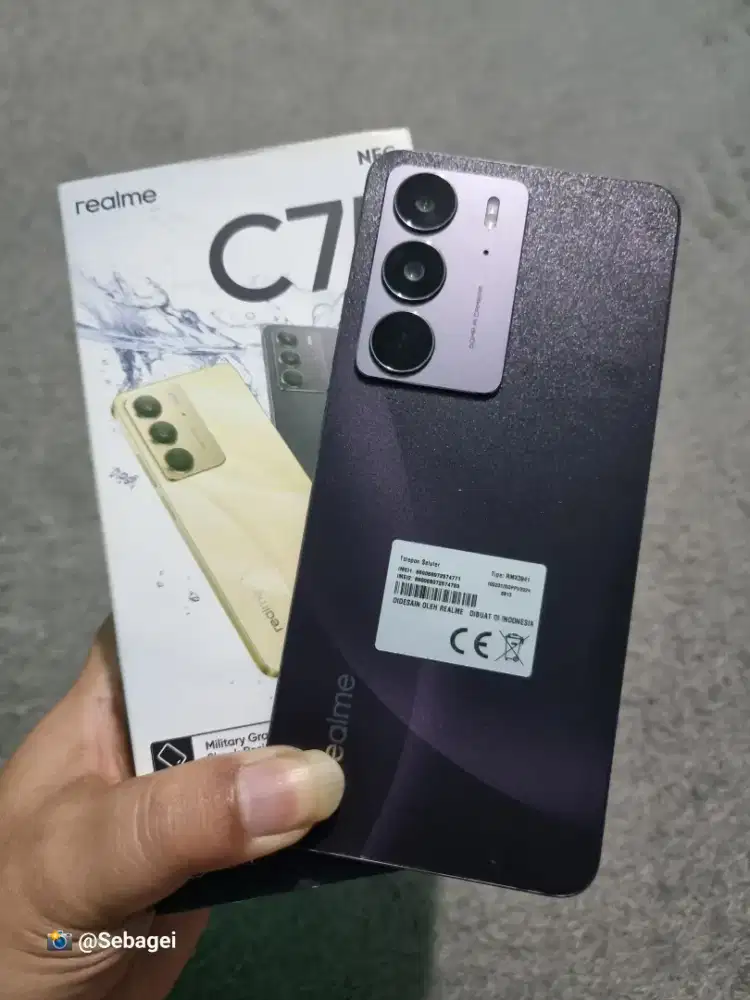 Realme C75 NFC 24GB 8+16/128GB 6000mAh Murah Siap Pakai (Lok Cicaheum)
