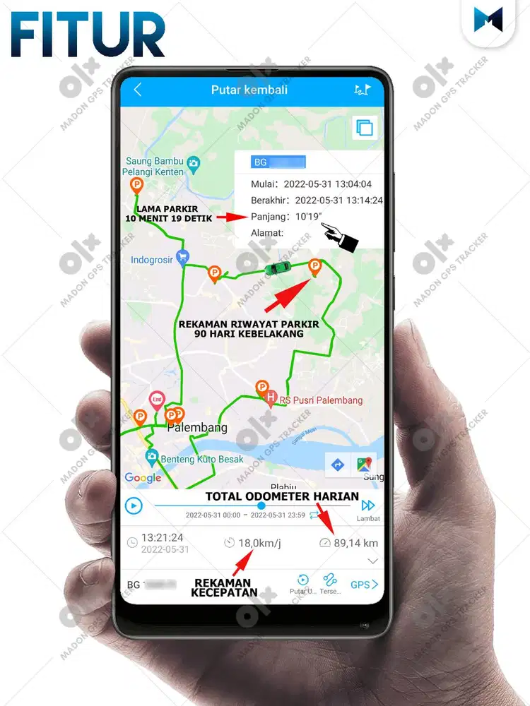 GPS Tracker! Cegah Kebohongan Supir Dengan GPS Pelacak Full Fitur
