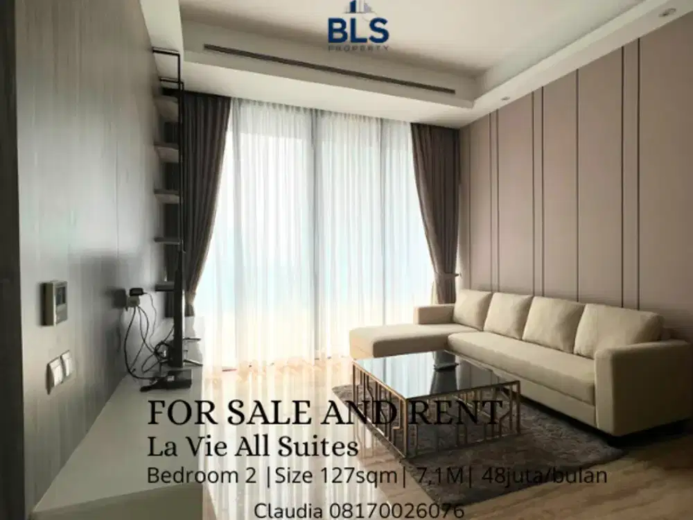 FOR SALE AND RENT Apartment La Vie All Suites 2BR