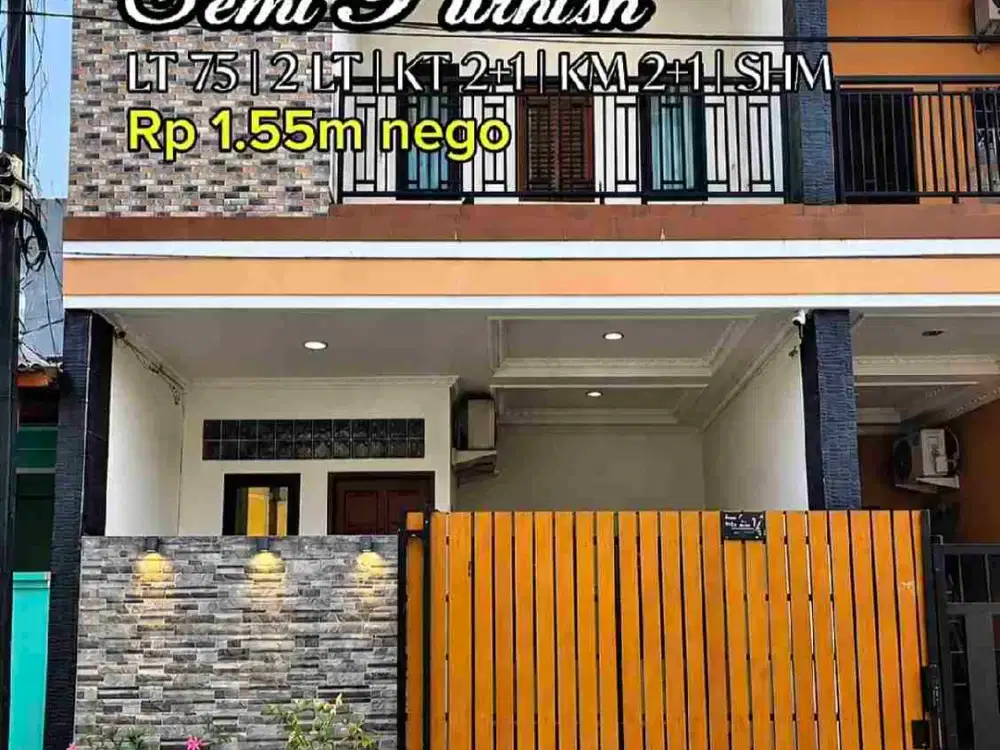 Wilson Rumah semi furnish bebas banjir poris indah