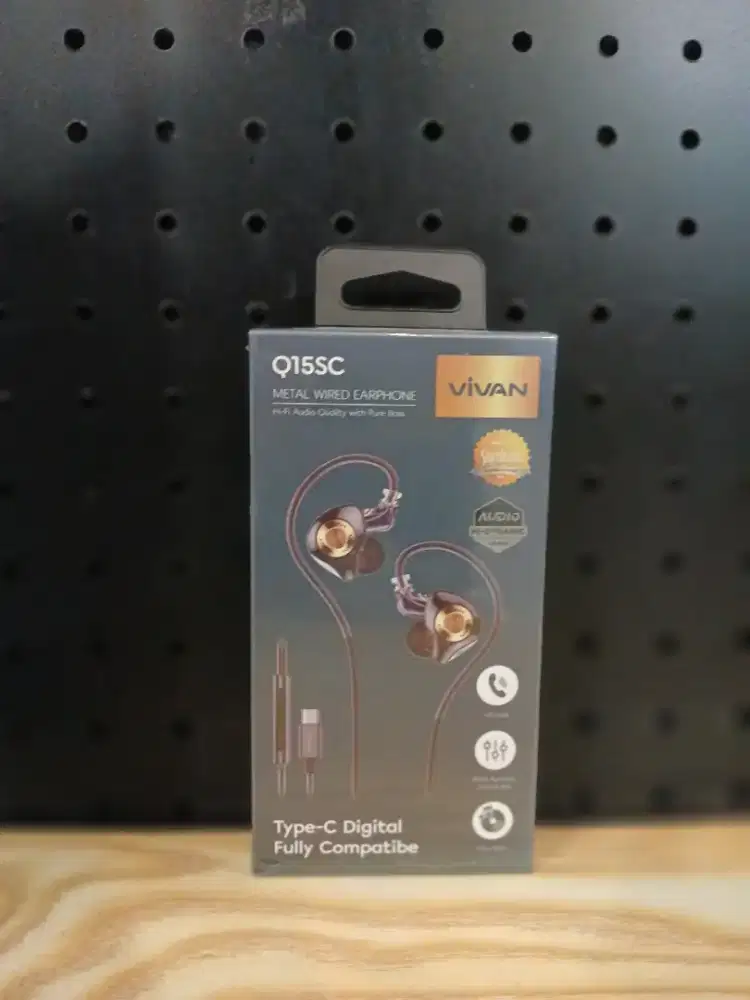 Vivan Q15SC USB-C Earphone Headphone Headset In-Ear 3D  Powerfull Bass