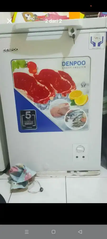 Frezer denpo 100 liter