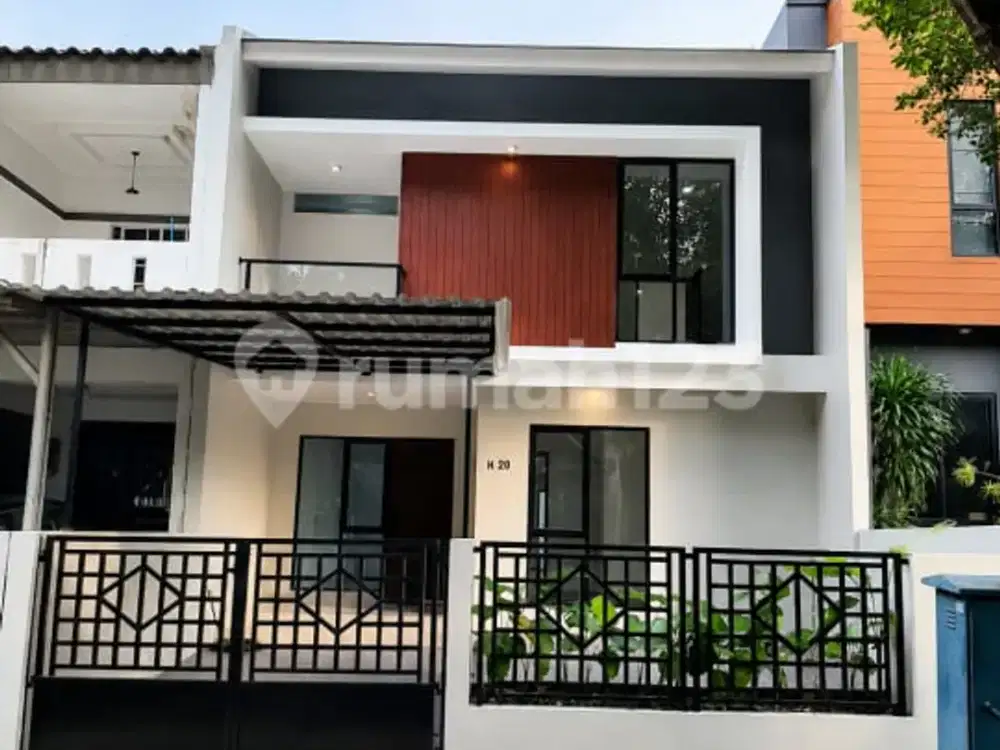 Rumah 2 Lantai Minimalis Tropis di Giri Loka, BSD