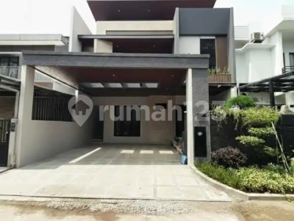 Rumah Papillo Taman Chrysant 2 Lantai Bergaya Modern Kontemporer