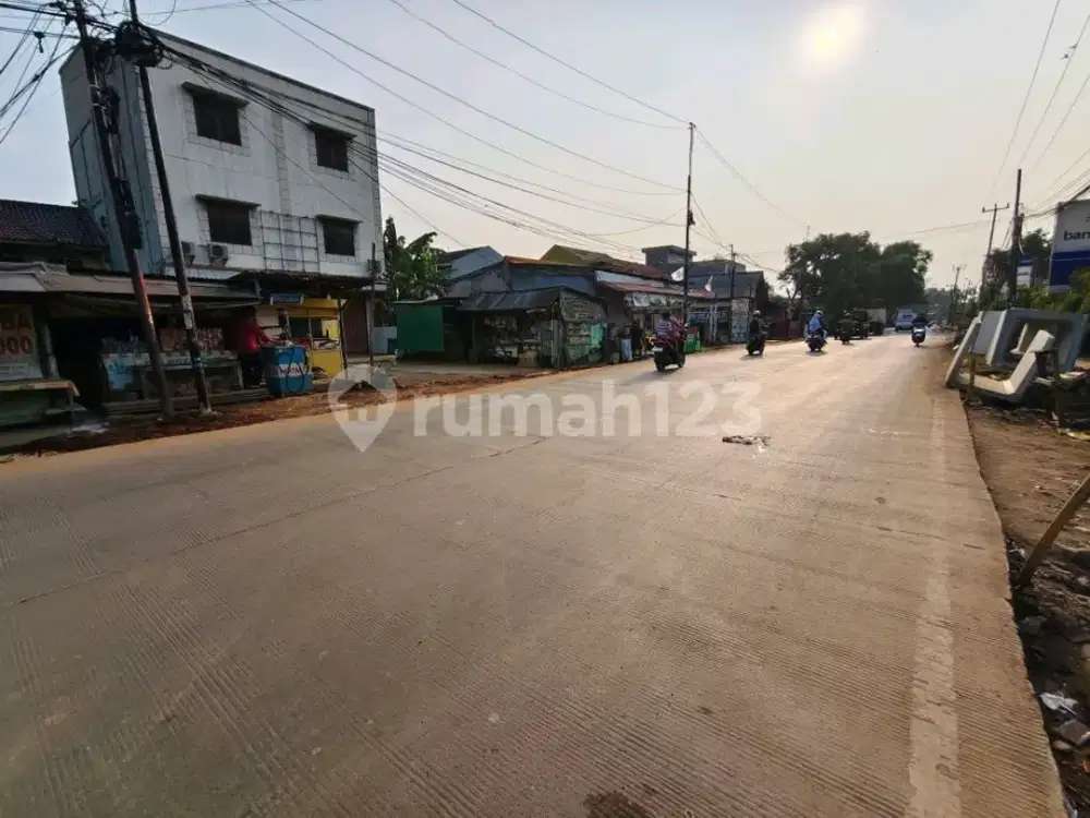 Kavling Tanah Strategis Pinggir Jl.Raya Serpong Tangerang