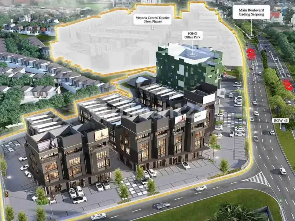 Ruko & Business Loft Premium Maxim Square di Gading Serpong