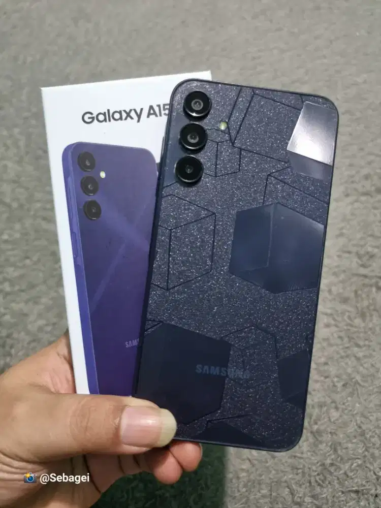 Samsung A15 4G NFC 16GB 8+8/128GB Murah, Siap Pakai (Lokasi Cicaheum)