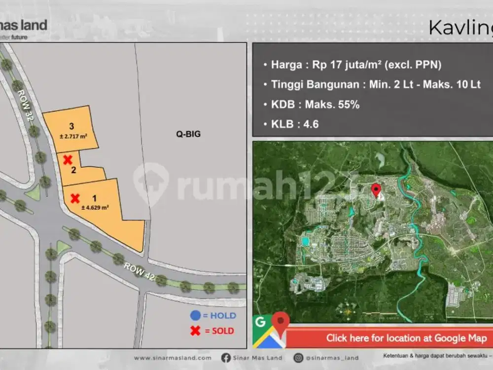 Kavling Komersial Strategis Xlane BSD City – Investasi Premium