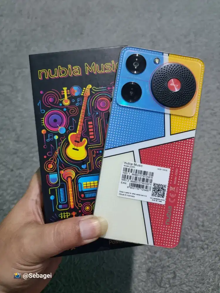 Nubia Music NFC 8GB 4+4/128GB Murah Siap Pakai (Lokasi Cicaheum)