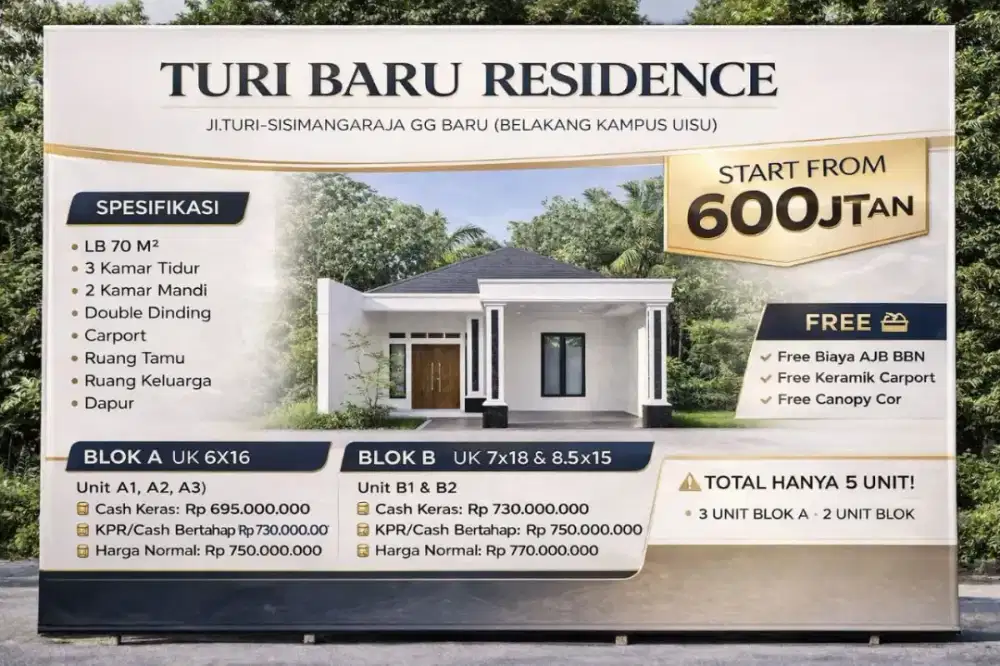 TURI RESIDENCE SEKARANG STADION TELADAN