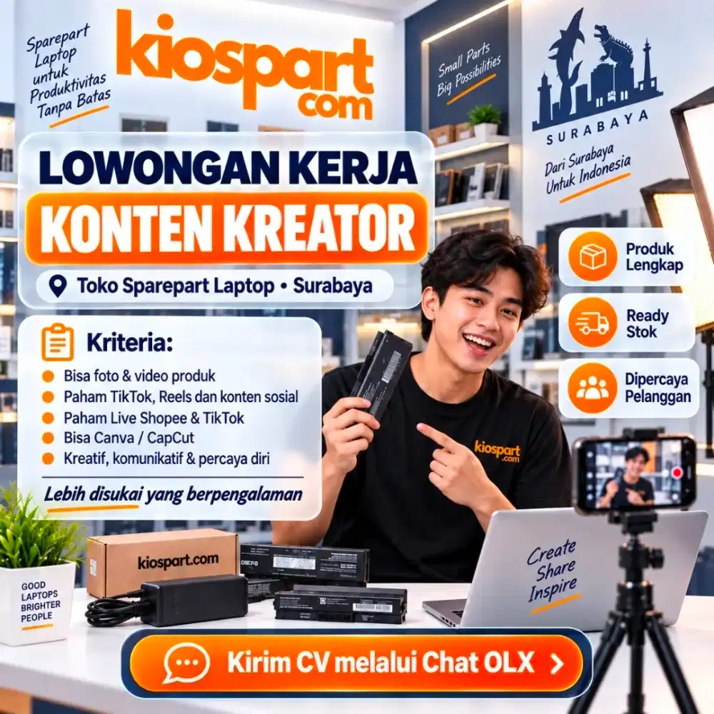 Lowongan Kerja Konten Creator - Surabaya