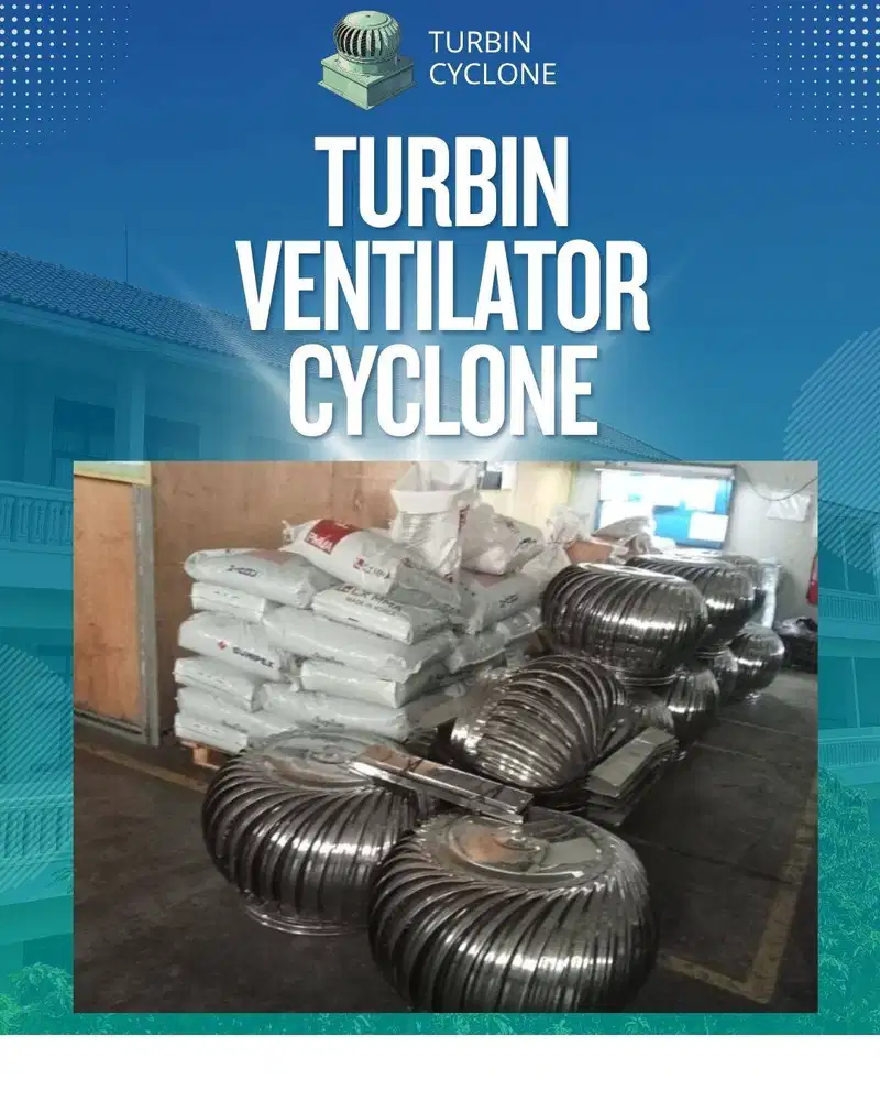 JUAL TURBINE VENTILATOR CYCLONE 24 SURABAYA: Solusi Ventilasi Atap
