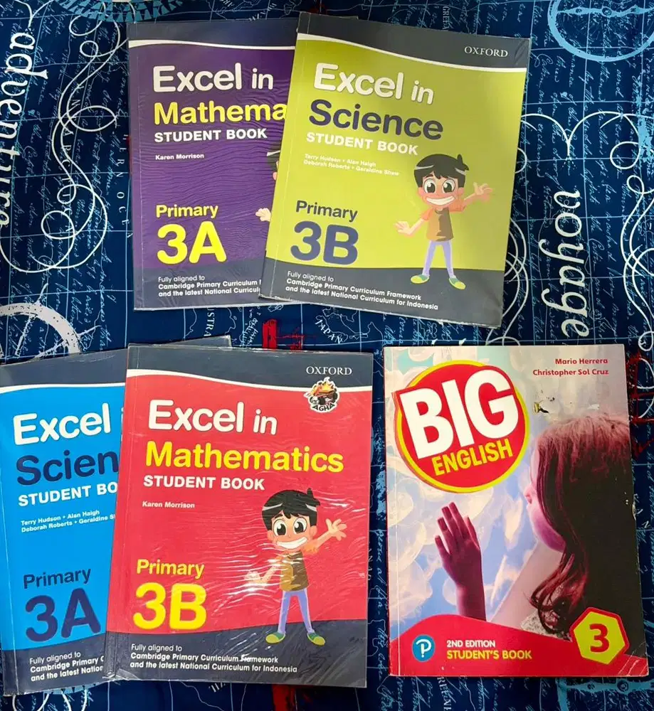 Buku sekolah anak kelas 3 oxford pearson import
