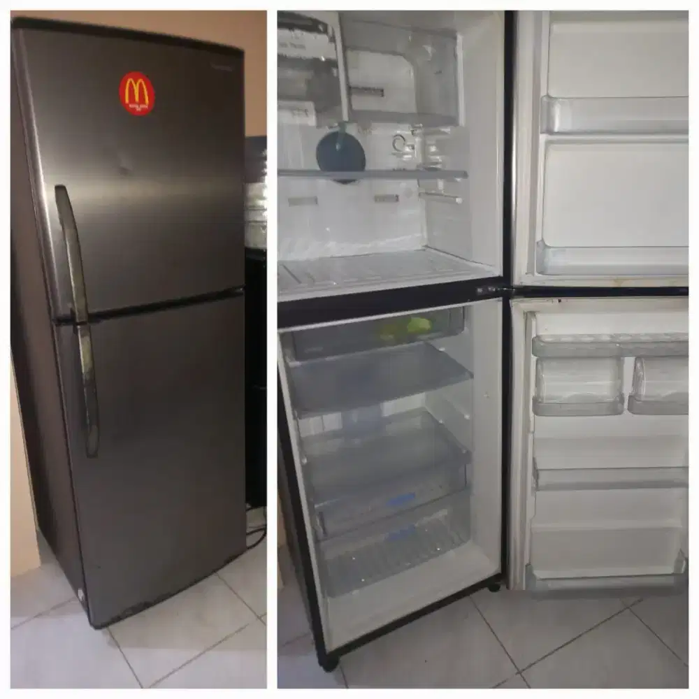 Kulkas 2pintu Panasonic 250L second