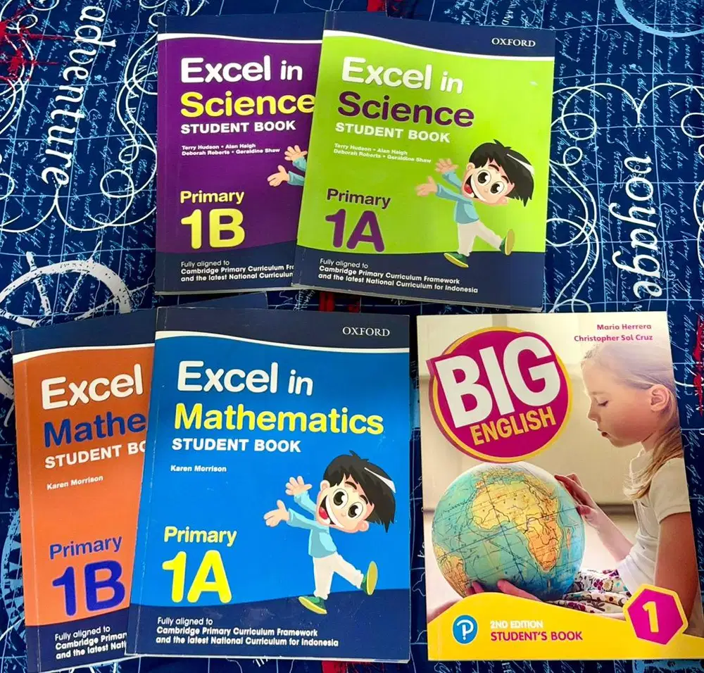 Buku sekolah anak Oxford Pearson import