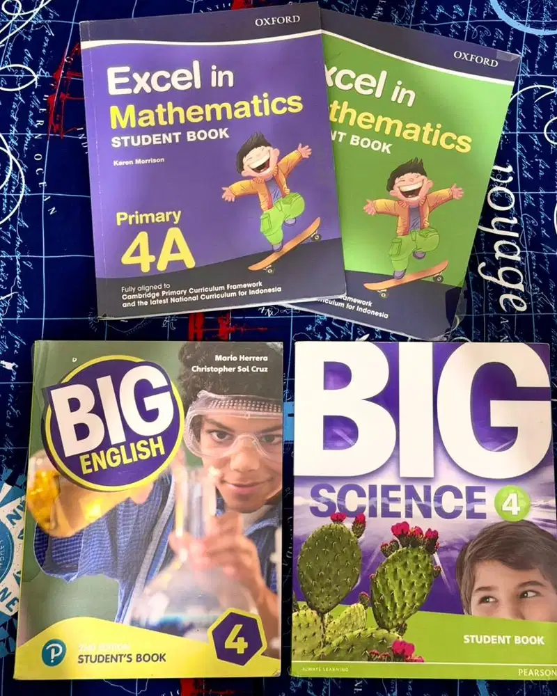 Buku sekolah import anak kelas 4 Oxford Pearson