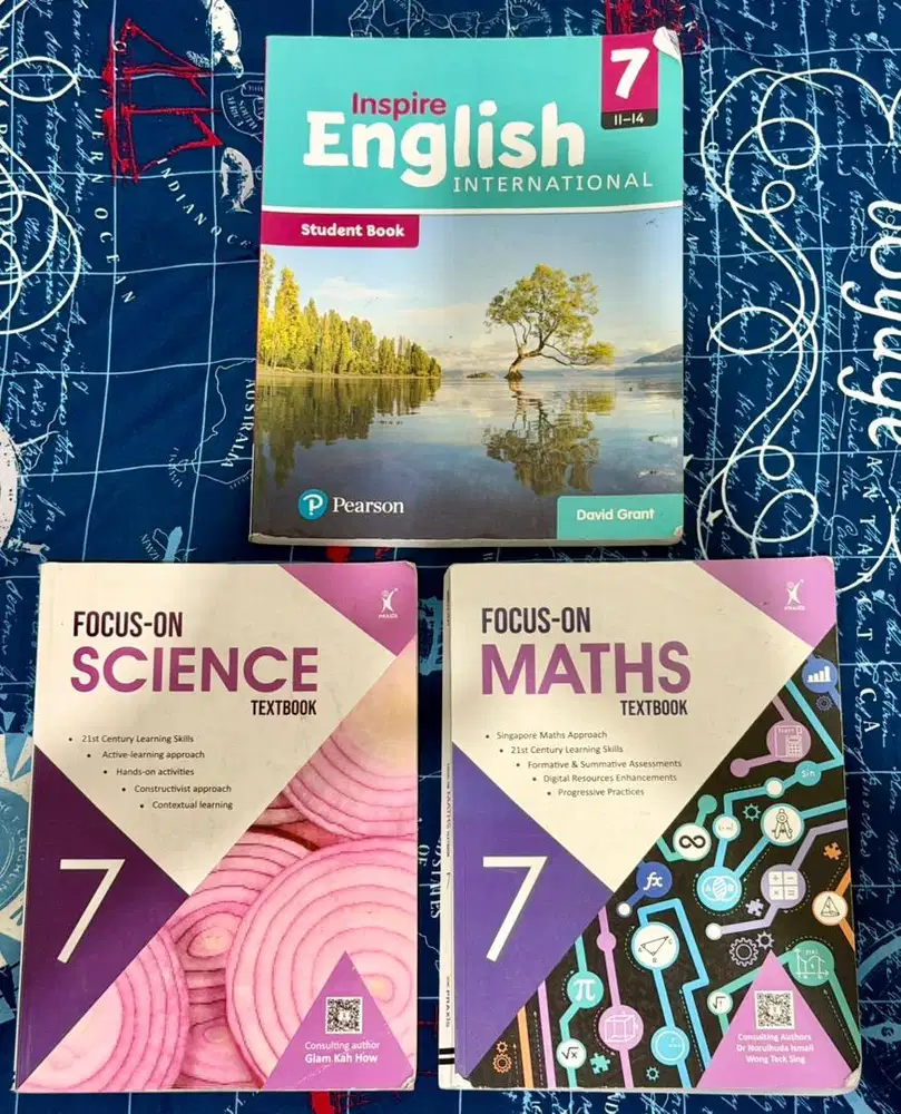 Buku sekolah anak SMP import praxis pearson