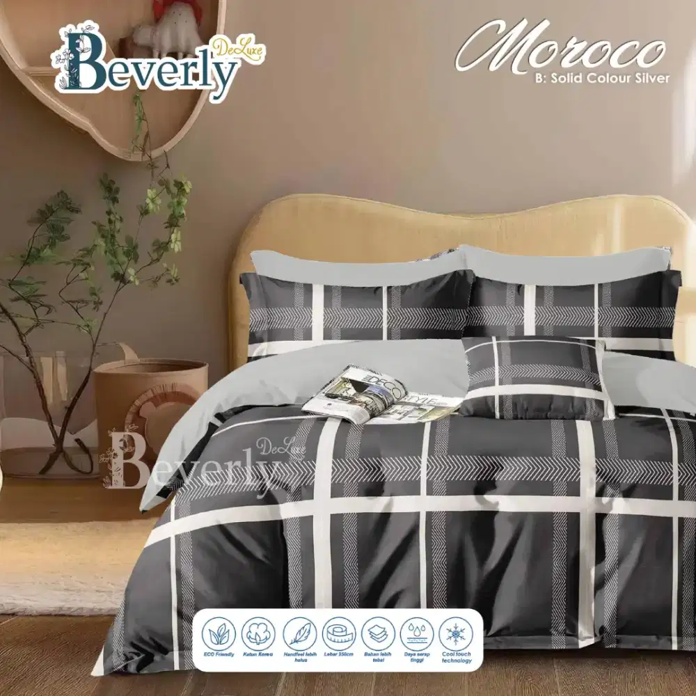 Set sepray katun premium warna hitam