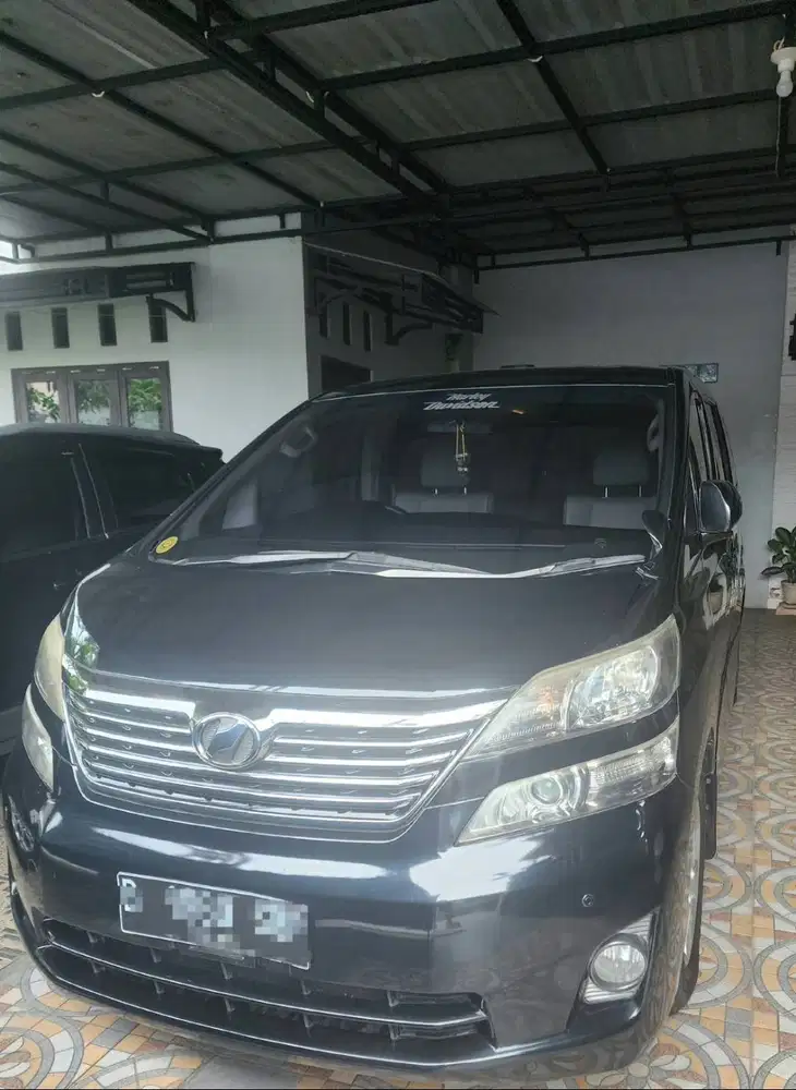 Toyota Vellfire Thn 2011 Pemakaian 2012