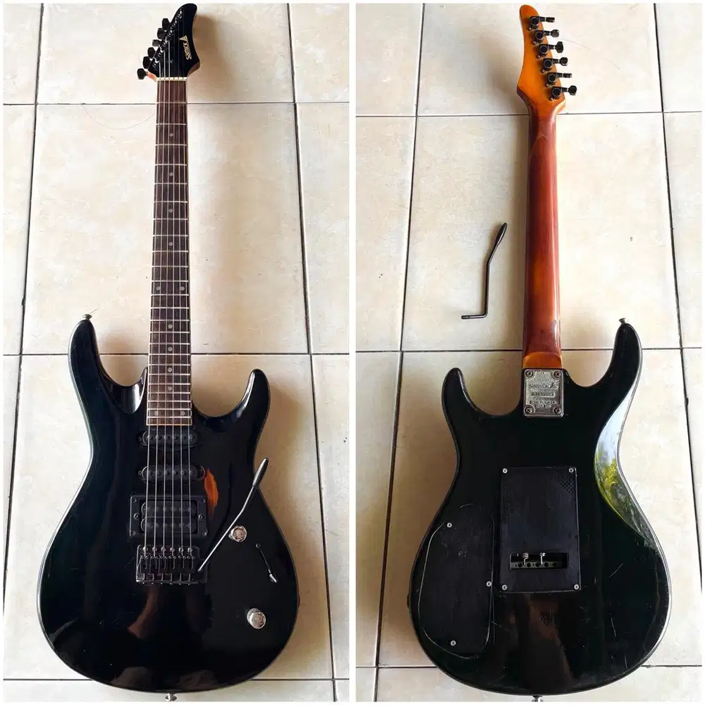 Gitar Elektrik Superstrat Samick YV-560 / YVRB-121 BK Korea Original