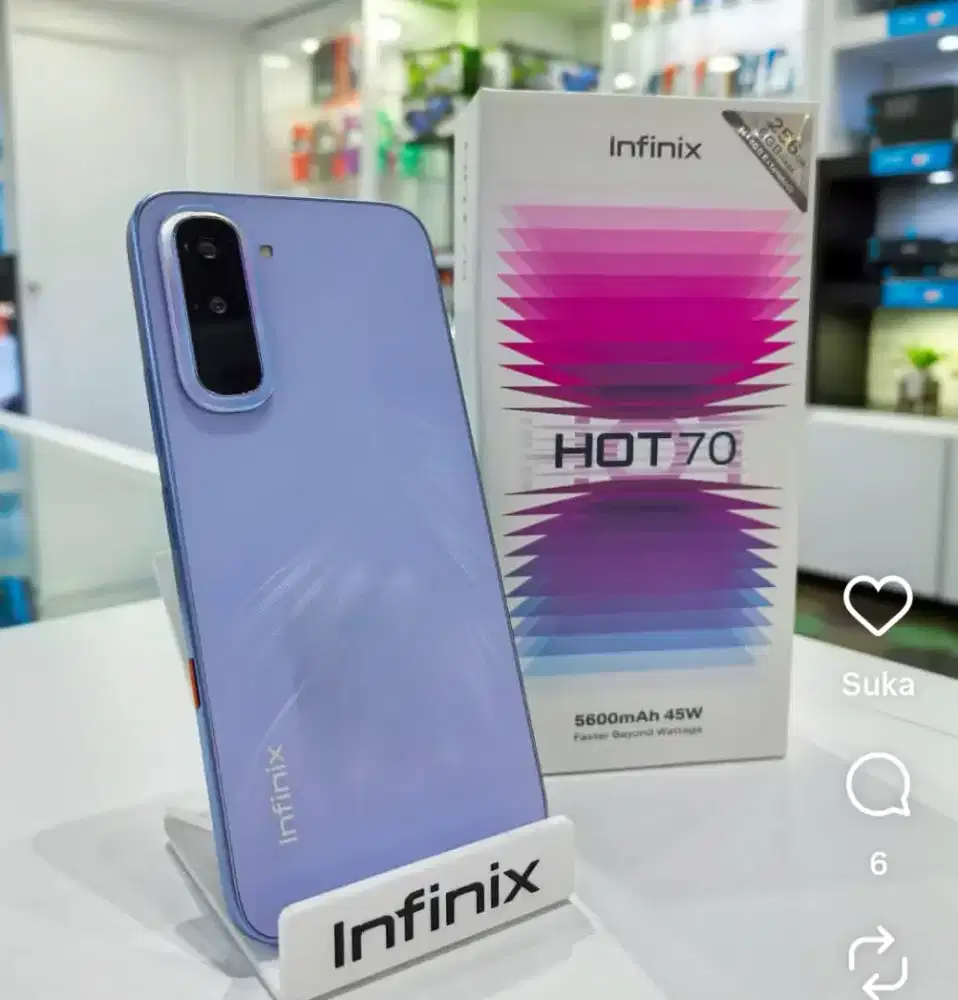 INFINIX HOT 70 12/256GB 'ATLANTIS DAHSYAT'
