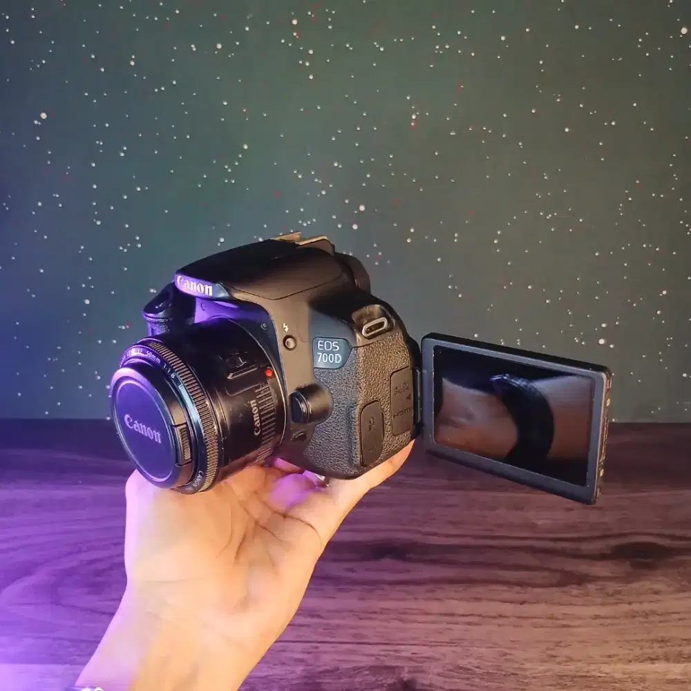 Canon 700D Fix (Paket Bokeh) DSLR Tinggal Pakai