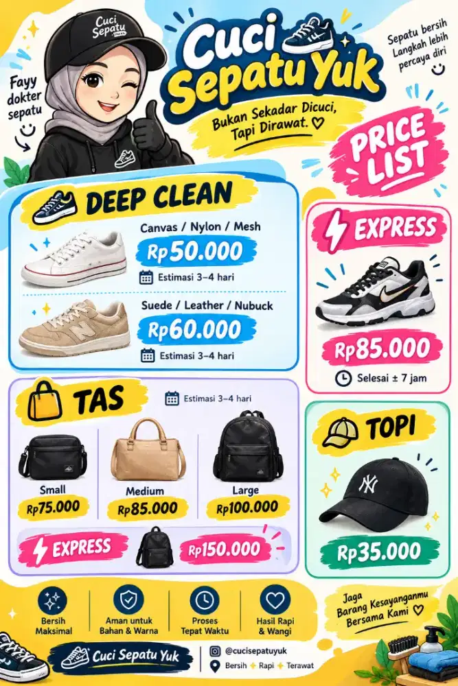 Shoe care dan apparel