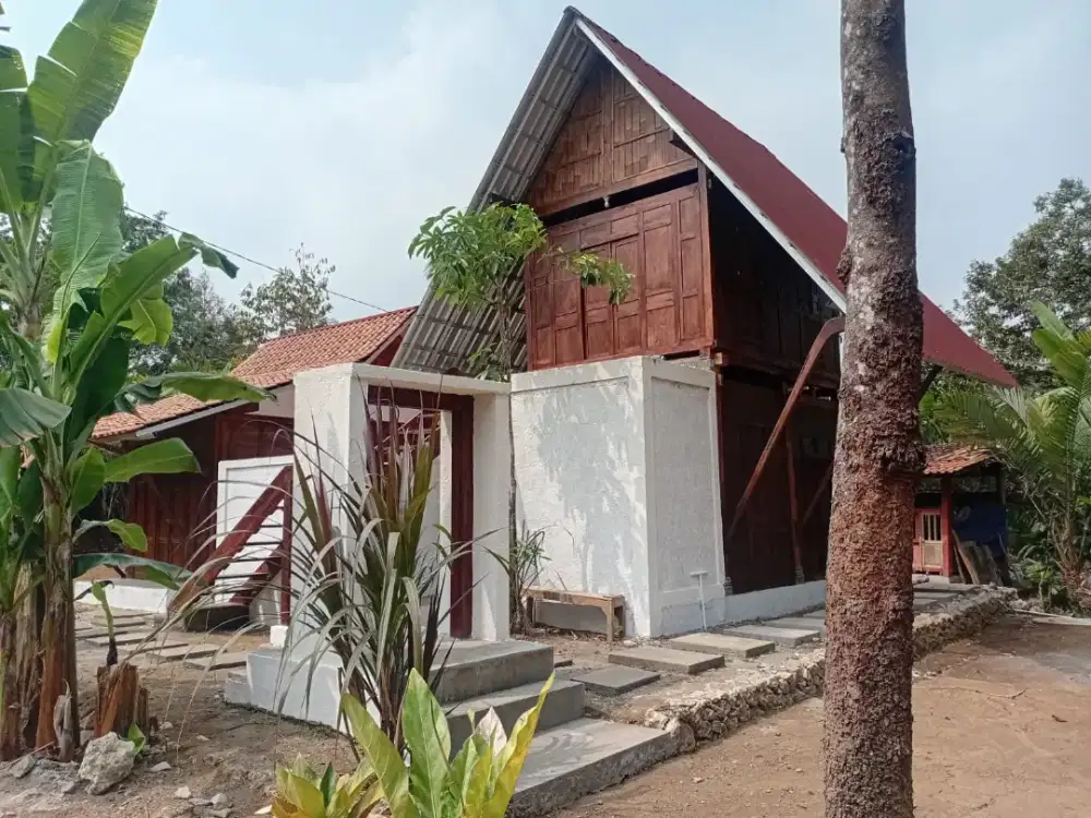 Rumah kampung kontemporer siap pasang