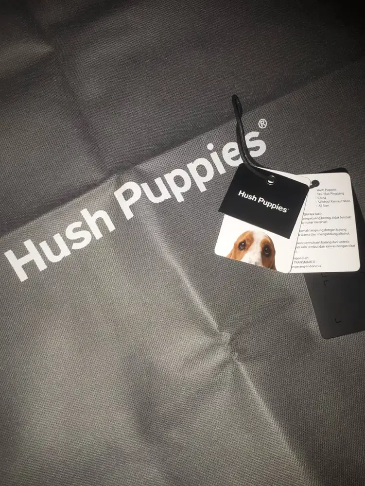 Spunbond Bag Hush Puppies Grey - Besar