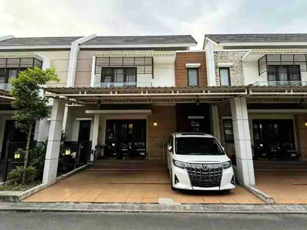 Rumah Depan Danau Cluster Burgundy Summarecon Bekasi LT104 SHM Full Furnished – Rp2,6M