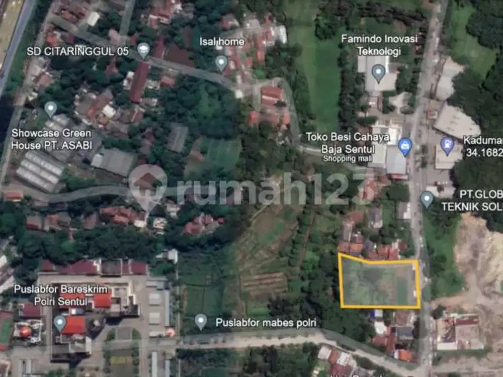 Jual atau Sewa Tanah 2.852 M2 Babakan Madang, Sentul