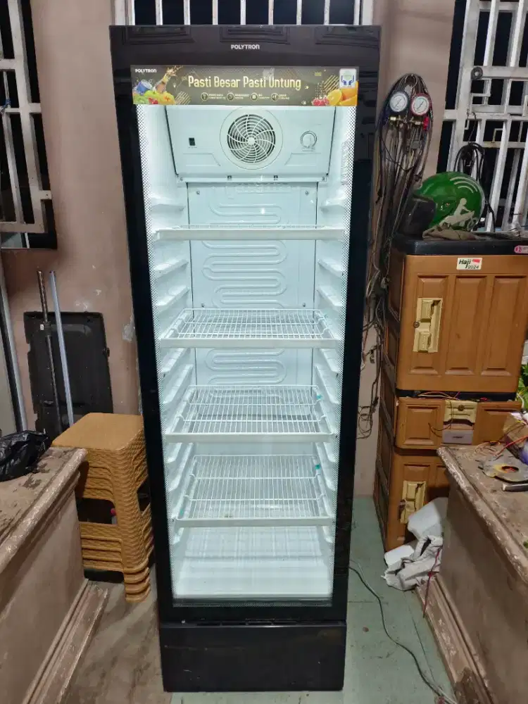 showcase polytron jumbo 5tingkat 4rak ori mulus