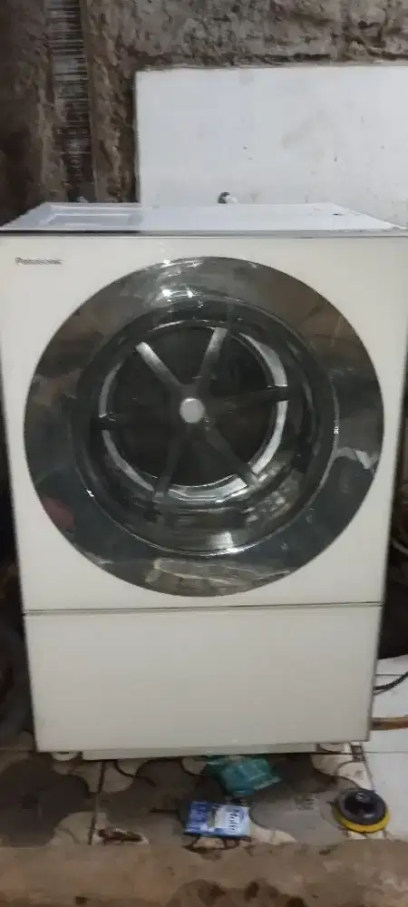 mesin cuci 1 tabung front loading merk PANASONIC kapasitas 10kg