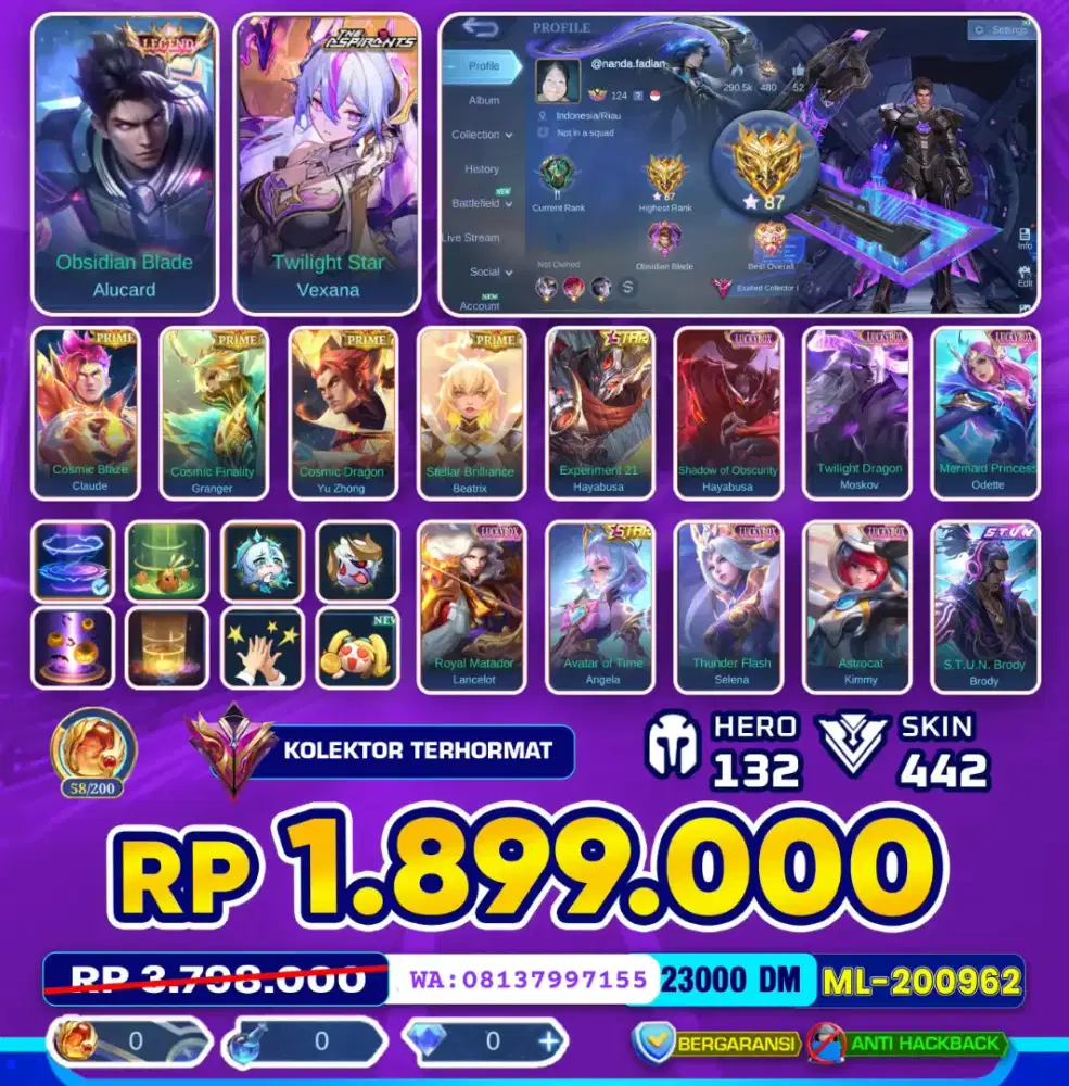 Akun Mobile Legends