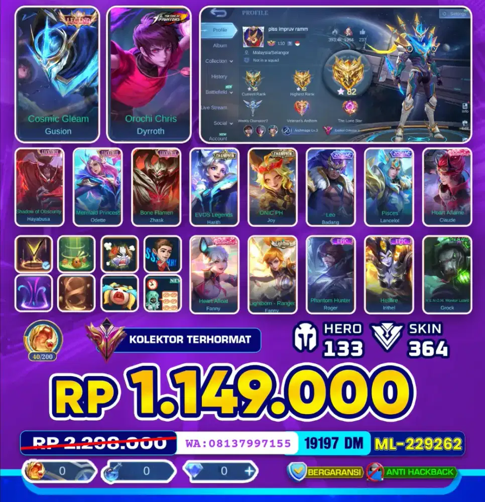 Promo spesial akun ml