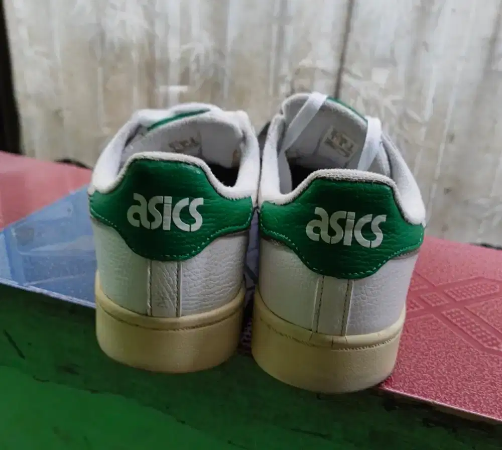 Sepatu Sport Men's Original Asics Japan S White Size 42 Good Condition
