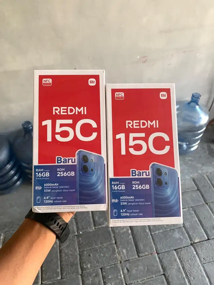 Redmi 15C 8/256 Baru segel garansi 15 bulan