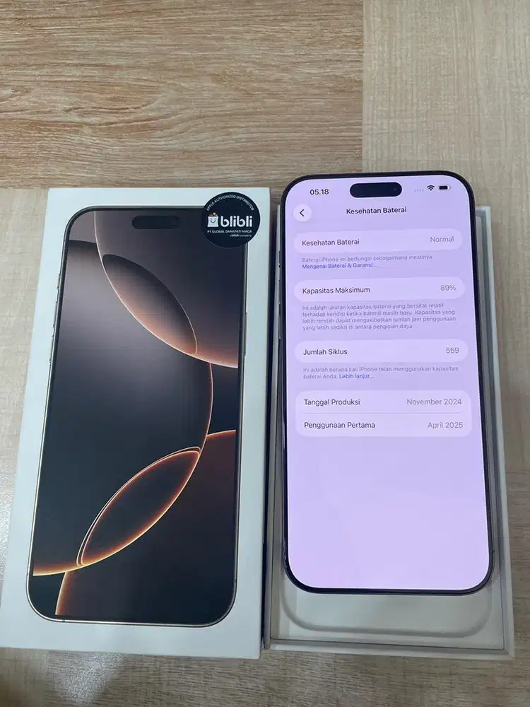 Iphone 16 Pro Max 256 Ibox Bh 89