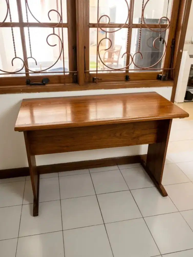 meja kayu jati 100 ribu