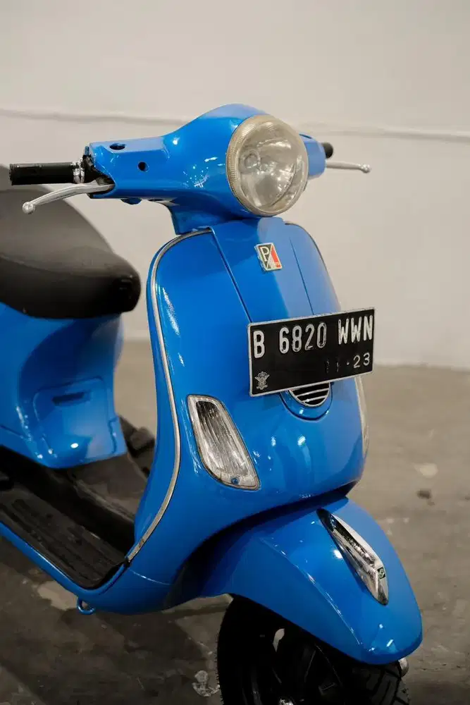 VESPA LX 150 3vie 2013 bluee elektriko termurahhh