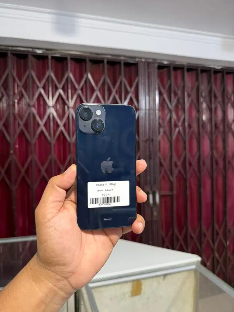iphone 14 128gb black ibox bh 100%